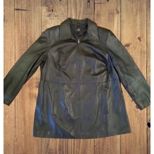 Womans Plus Alfani Leather Jacket 2x